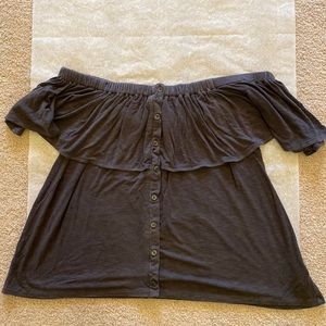 American Eagle Soft & Sexy Off the Shoulder Top